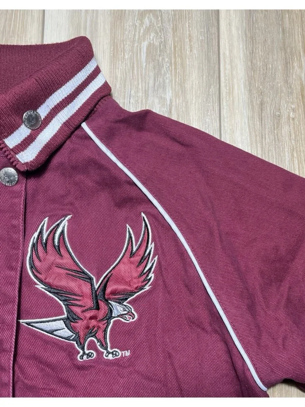 Big Boy North Carolina Central University Red Bomber Jacket - Size Small - Picture 10 of 16